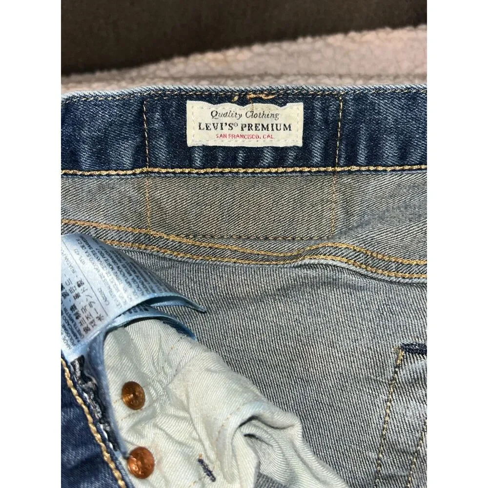 Y2K Men's Levi's Premium 501 Original Fit Denim Jeans W33 L34